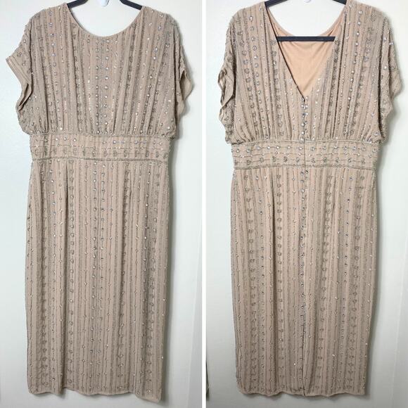 NWT MAC DUGGAL DRESS 14 MOTHER OF THE BRIDE FORMAL EVENING WEDDING GUEST - Picture 4 of 16